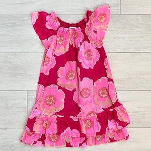 Old Navy Gorgeous Pink Florescent Floral Dress
